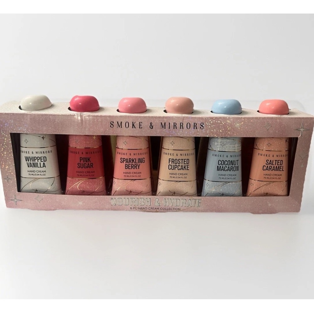 Smoke & Mirrors Hand Cream Set, Brand New Gift Set of 6
